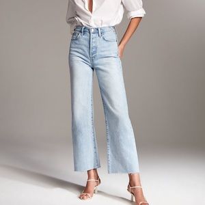 Aritzia Denim Forum Farrah Wide Leg